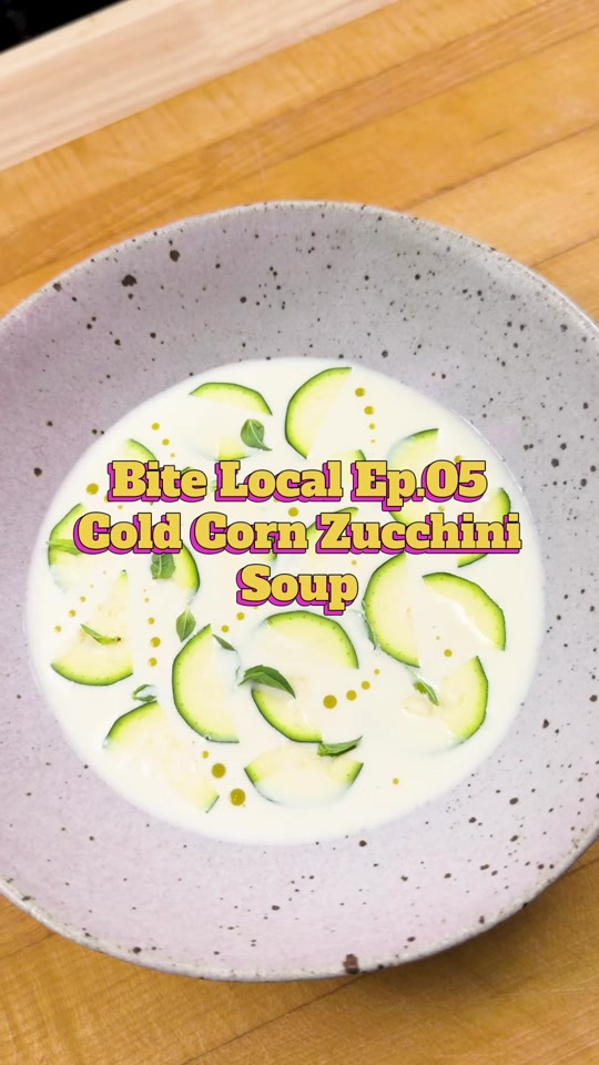 Cold Corn Zucchini Soup
